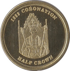 2012 9ct GOLD PROOF HALFCROWN TRISTAN DA CUNHA - Gold World Coins - Cambridgeshire Coins