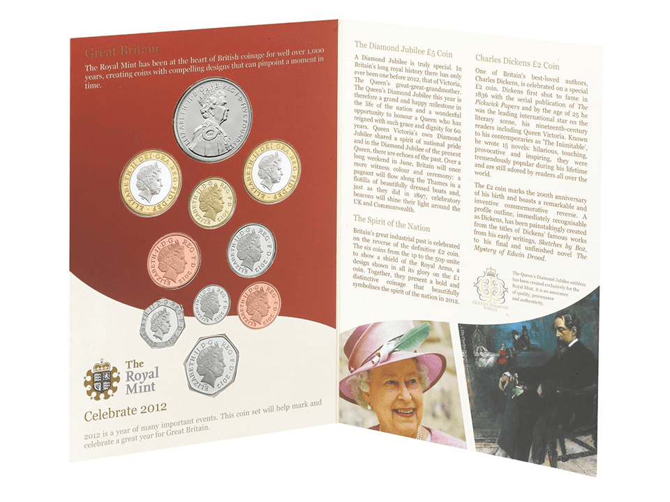 2012 BRILLIANT UNCIRCULATED GREAT YEAR GREAT BRITAIN COIN COLLECTION BU SET - Cambridgeshire Coins