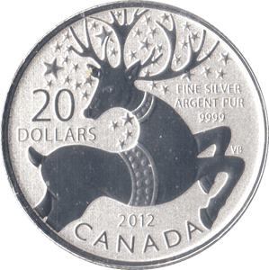 2012 CANADA SILVER TWENTY DOLLARS - SILVER WORLD COINS - Cambridgeshire Coins