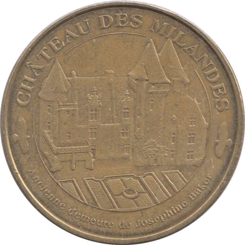 2012 CHATEAU DE MILANDES COMMEMORATIVE MEDALLION - WORLD COINS - Cambridgeshire Coins