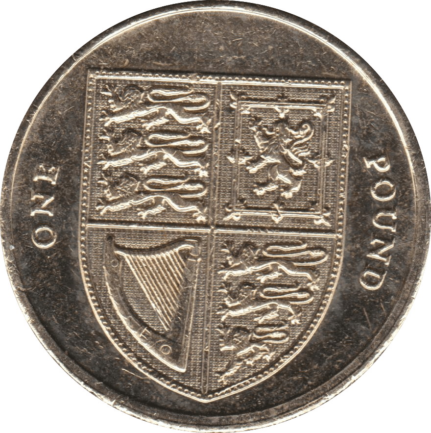 2012 CIRCULATED £1 Shield - £1 CIRCULATED - Cambridgeshire Coins