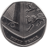 2012 FIFTY PENCE 50P BRILLIANT UNCIRCULATED SHEILD BU - 50p BU - Cambridgeshire Coins