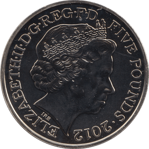 2012 FIVE POUND £5 LONDON 2012 PARALYMPICS BRILLIANT UNCIRCULATED BU - £5 BU - Cambridgeshire Coins