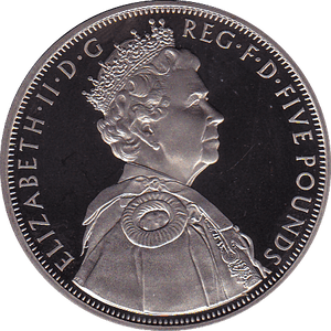 2012 FIVE POUND £5 PROOF COIN DIAMOND JUBILEE - £5 Proof - Cambridgeshire Coins