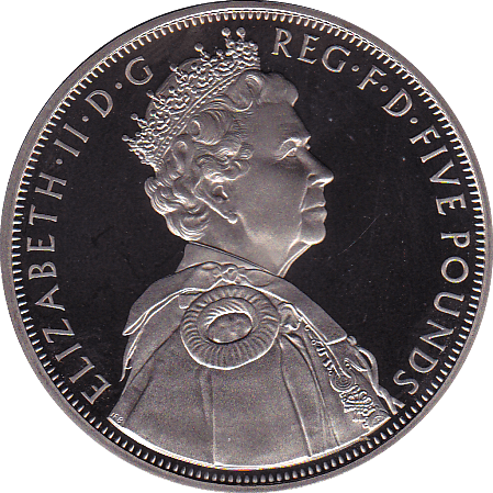 2012 FIVE POUND £5 PROOF COIN DIAMOND JUBILEE - £5 Proof - Cambridgeshire Coins