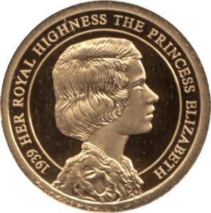 2012 GOLD PROOF 1939-HRH THE PRINCESS ELIZABETH THE QUEEN'S DIAMOND JUBILEE. WITH COA REF 29 - GOLD COMMEMORATIVE - Cambridgeshire Coins