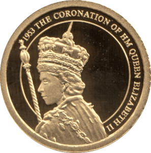 2012 GOLD PROOF 1953- THE CORONATION THE QUEEN'S DIAMOND JUBILEE. REF 32A - GOLD COMMEMORATIVE - Cambridgeshire Coins