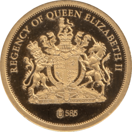2012 GOLD PROOF REGENCY OF QUEEN ELIZABETH II 1986 HM 60TH BIRTHDAY REF 40 - GOLD COMMEMORATIVE - Cambridgeshire Coins