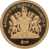 2012 GOLD PROOF REGENCY OF QUEEN ELIZABETH II 1986 HM 60TH BIRTHDAY REF 40 - GOLD COMMEMORATIVE - Cambridgeshire Coins