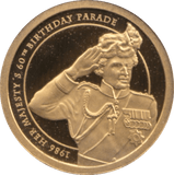2012 GOLD PROOF REGENCY OF QUEEN ELIZABETH II 1986 HM 60TH BIRTHDAY REF 40 - GOLD COMMEMORATIVE - Cambridgeshire Coins