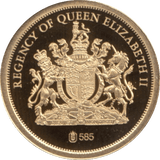 2012 GOLD PROOF REGENCY OF QUEEN ELIZABETH II THE DIAMOND JUBILEE REF 42 - GOLD COMMEMORATIVE - Cambridgeshire Coins