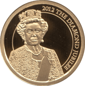 2012 GOLD PROOF REGENCY OF QUEEN ELIZABETH II THE DIAMOND JUBILEE REF 42 - GOLD COMMEMORATIVE - Cambridgeshire Coins