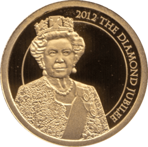 2012 GOLD PROOF THE DIAMOND JUBILEE REGENCY OF QUEEN ELIZABETH II REF 25 - GOLD COMMEMORATIVE - Cambridgeshire Coins