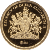 2012 GOLD PROOF THE DIAMOND JUBILEE REGENCY OF QUEEN ELIZABETH II REF 25 - GOLD COMMEMORATIVE - Cambridgeshire Coins