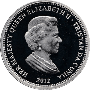 2012 LIFETIME OF SERVICE SILVER PROOF COMMEMORATIVE MEDALLION DIAMOND JUBILEE 5 POUNDS REF 10 - SILVER PROOF COMMEMORATIVE - Cambridgeshire Coins