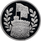 2012 LIFETIME OF SERVICE SILVER PROOF COMMEMORATIVE MEDALLION DIAMOND JUBILEE 5 POUNDS REF 10 - SILVER PROOF COMMEMORATIVE - Cambridgeshire Coins