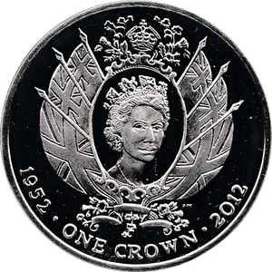 2012 LIFETIME OF SERVICE SILVER PROOF COMMEMORATIVE MEDALLION DIAMOND JUBILEE CROWN REF 4 - SILVER PROOF COMMEMORATIVE - Cambridgeshire Coins