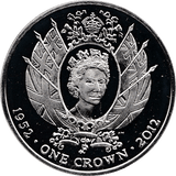 2012 LIFETIME OF SERVICE SILVER PROOF COMMEMORATIVE MEDALLION DIAMOND JUBILEE CROWN REF 4 - SILVER PROOF COMMEMORATIVE - Cambridgeshire Coins