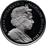 2012 LIFETIME OF SERVICE SILVER PROOF COMMEMORATIVE MEDALLION DIAMOND JUBILEE CROWN REF 4 - SILVER PROOF COMMEMORATIVE - Cambridgeshire Coins