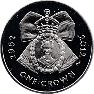2012 LIFETIME OF SERVICE SILVER PROOF COMMEMORATIVE MEDALLION DIAMOND JUBILEE CROWN REF 9 - SILVER PROOF COMMEMORATIVE - Cambridgeshire Coins