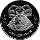 2012 LIFETIME OF SERVICE SILVER PROOF COMMEMORATIVE MEDALLION DIAMOND JUBILEE CROWN REF 9 - SILVER PROOF COMMEMORATIVE - Cambridgeshire Coins