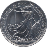 2012 SILVER BRITANNIA ONE OUNCE TWO POUNDS - Cambridgeshire Coins