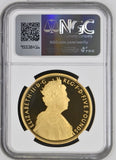 2012 SILVER PROOF GILT DIAMOND JUBILEE £5 (NGC) PF69 ULTRA CAMEO - NGC GOLD COINS - Cambridgeshire Coins