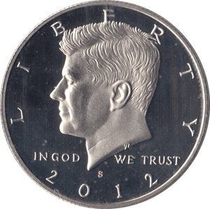 2012 USA HALF DOLLAR ( PROOF ) 1 - WORLD COINS - Cambridgeshire Coins