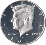 2012 USA HALF DOLLAR ( PROOF ) 2 - WORLD COINS - Cambridgeshire Coins