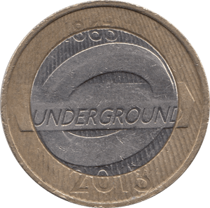2013 £2 CIRCULATED ROUNDEL LONDON UNDERGROUND - £2 CIRCULATED - Cambridgeshire Coins