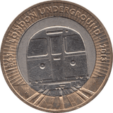 2013 £2 CIRCULATED TRAIN LONDON UNDERGROUND - £2 CIRCULATED - Cambridgeshire Coins