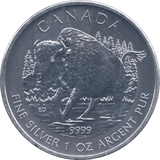 2013 5 DOLLAR WOOD BISON FINE 1OZ SILVER - SILVER WORLD COINS - Cambridgeshire Coins