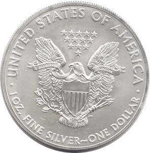 2013 AMERICAN EAGLE SILVER DOLLAR USA - SILVER WORLD COINS - Cambridgeshire Coins