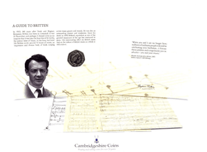 2013 Brilliant Uncirculated Benjamin Britten 50p Coin Pack Sealed Royal Mint - 50p BU Pack - Cambridgeshire Coins