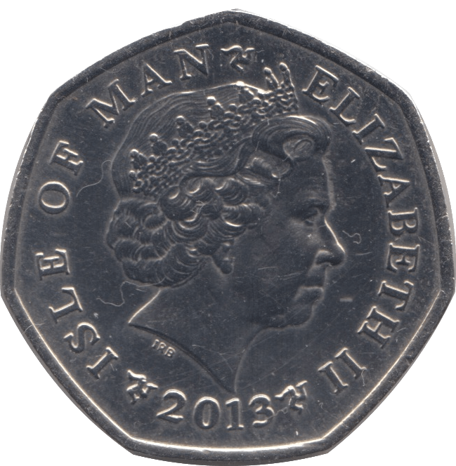 2013 CHRISTMAS 50P STOCKING ISLE OF MAN - 50P CHRISTMAS - Cambridgeshire Coins