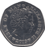 2013 CHRISTMAS 50P STOCKING ISLE OF MAN - 50P CHRISTMAS - Cambridgeshire Coins
