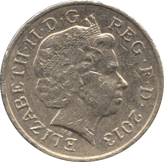 2013 CIRCULATED £1 Shield - £1 CIRCULATED - Cambridgeshire Coins