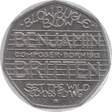 2013 CIRCULATED 50P BENJAMIN BRITTEN - 50P CIRCULATED - Cambridgeshire Coins