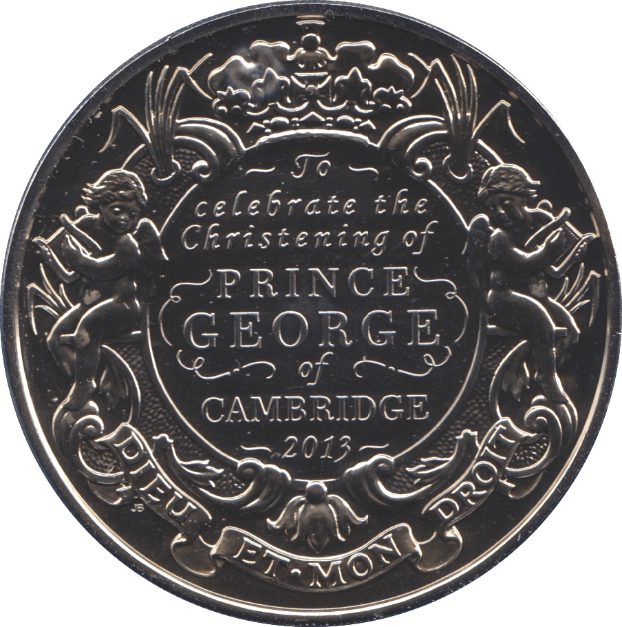 2013 FIVE POUND £5 PRINCE GEORGE CAMBRIDGE BRILLIANT UNCIRCULATED BU - £5 BU - Cambridgeshire Coins