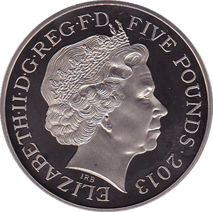 2013 FIVE POUND £5 PROOF COIN 60TH ANNIVERSARY QUEEN CORONATION - £5 Proof - Cambridgeshire Coins