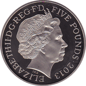 2013 FIVE POUND £5 PROOF COIN 60TH ANNIVERSARY QUEEN CORONATION - £5 Proof - Cambridgeshire Coins