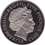 2013 FIVE POUND £5 PROOF COIN 60TH ANNIVERSARY QUEEN CORONATION - £5 Proof - Cambridgeshire Coins