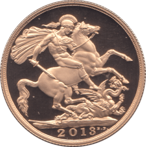 2013 GOLD DOUBLE SOVEREIGN ( PROOF ) - Double Sovereign - Cambridgeshire Coins