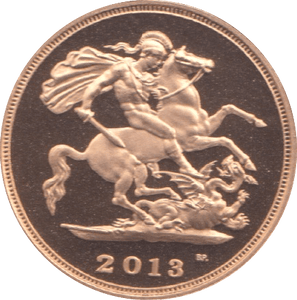2013 GOLD HALF SOVEREIGN ( PROOF ) - Half Sovereign - Cambridgeshire Coins