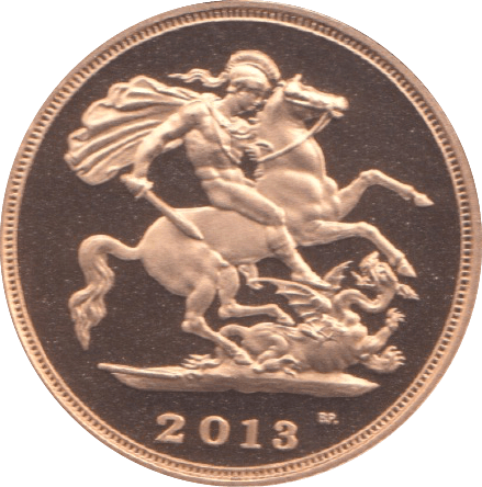 2013 GOLD HALF SOVEREIGN ( PROOF ) - Half Sovereign - Cambridgeshire Coins