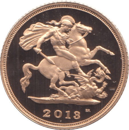 2013 GOLD HALF SOVEREIGN ( PROOF ) - Half Sovereign - Cambridgeshire Coins