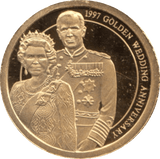 2013 GOLD PROOF 1997-GOLDEN WEDDING THE QUEEN'S DIAMOND JUBILEE. WITH COA REF 28 - GOLD COMMEMORATIVE - Cambridgeshire Coins