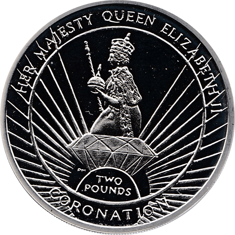 2013 LIFETIME OF SERVICE SILVER PROOF COMMEMORATIVE MEDALLION CORONATION ANNIVERSARY 2 POUNDS REF 18 - SILVER PROOF COMMEMORATIVE - Cambridgeshire Coins