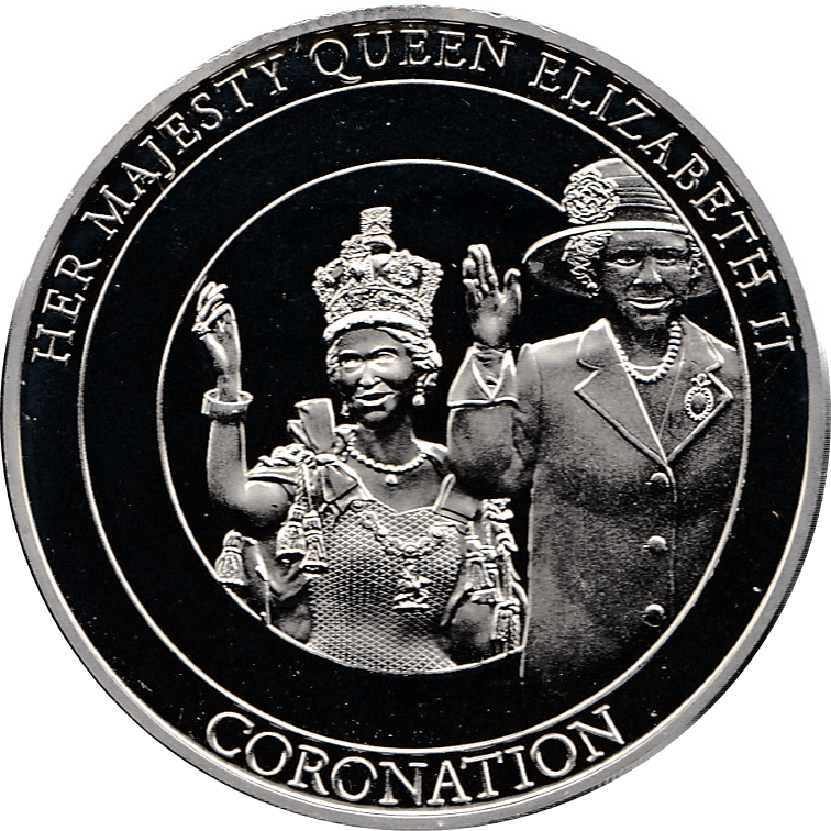 2013 LIFETIME OF SERVICE SILVER PROOF COMMEMORATIVE MEDALLION CORONATION ANNIVERSARY 5 DOLLARS REF 13 - SILVER PROOF COMMEMORATIVE - Cambridgeshire Coins