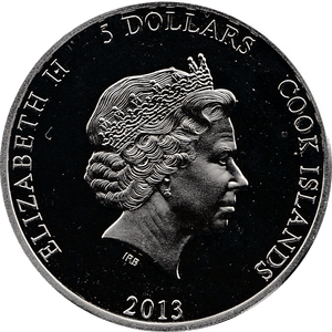 2013 LIFETIME OF SERVICE SILVER PROOF COMMEMORATIVE MEDALLION CORONATION ANNIVERSARY 5 DOLLARS REF 13 - SILVER PROOF COMMEMORATIVE - Cambridgeshire Coins